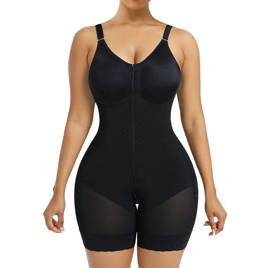 ⚡50K+ SOLD!❄️Women's shapewear, tummy control and buttock lifting, zippered crotch, detachable shoulder straps.