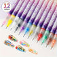 12Color Nail Doodle Pen for DIY Nail Art Quick Drying Acrylic Painting and 3D Dot Embroidery mma acrylic nail